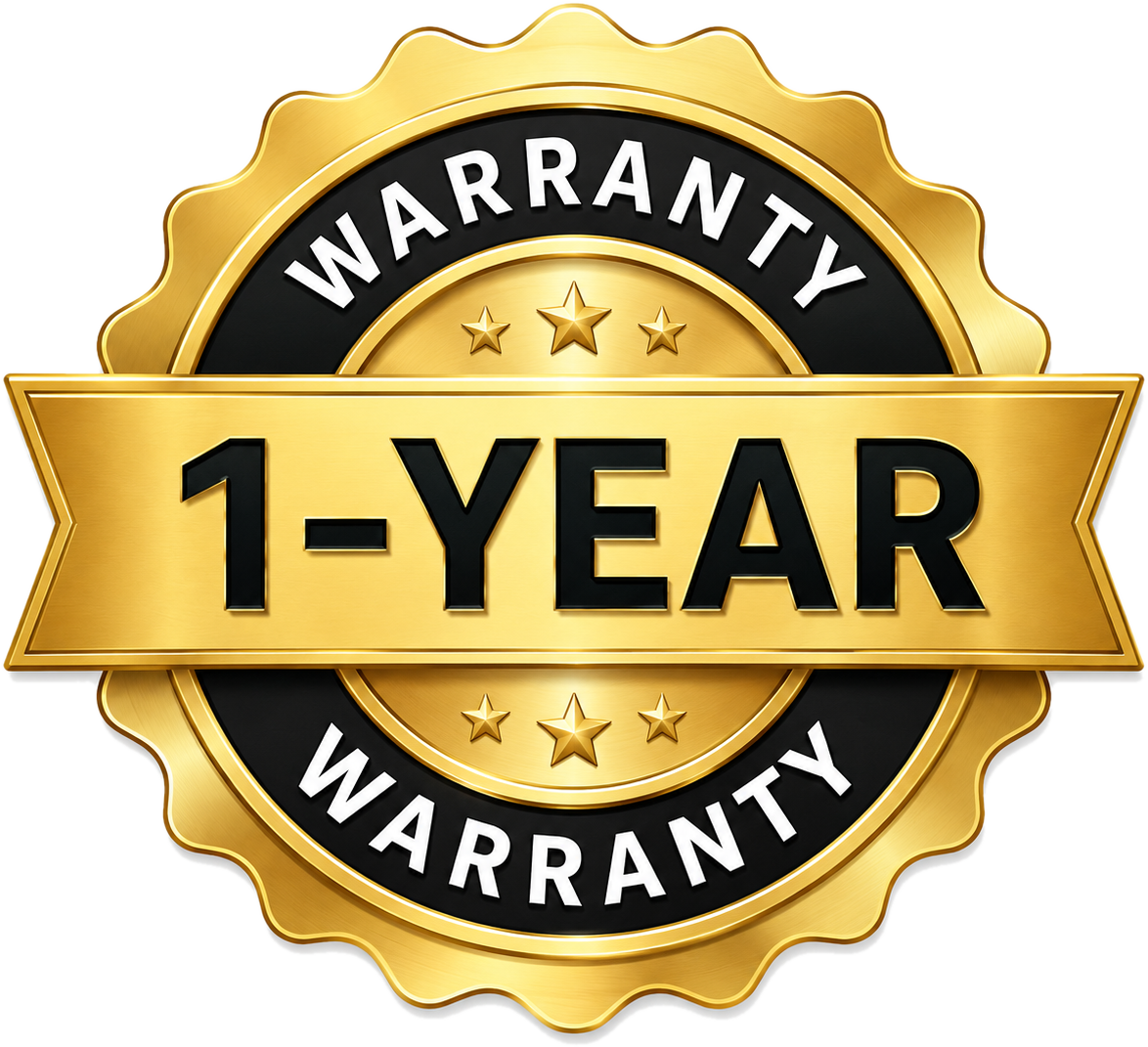 1-Year Warranty
