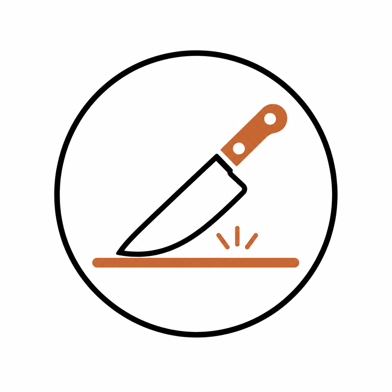 Easy on your knife icon